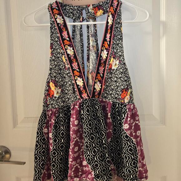 Free People Boho Patchwork Tank 🌸 - Picture 1 of 5